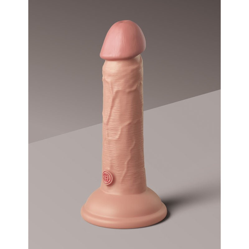 King Cock Elite 6'' Dual Density Cock - Flesh