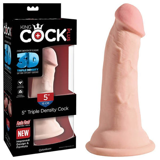 King Cock Plus 5'' Triple Density Cock Flesh 12.7 cm Dong