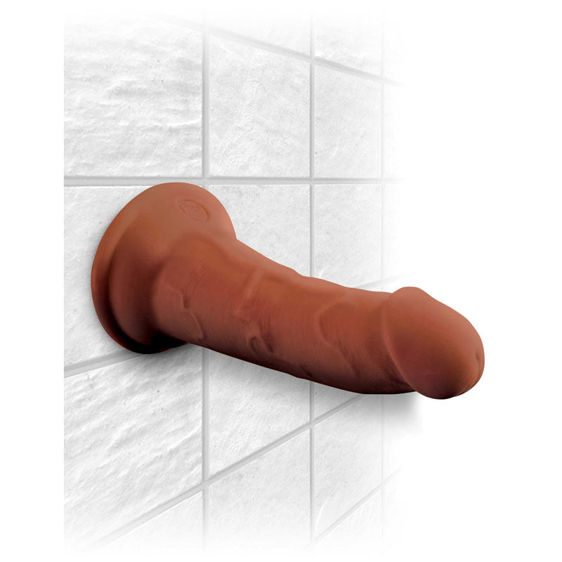 King Cock Plus 6'' Triple Density Cock - Brown 15.2 cm Dong