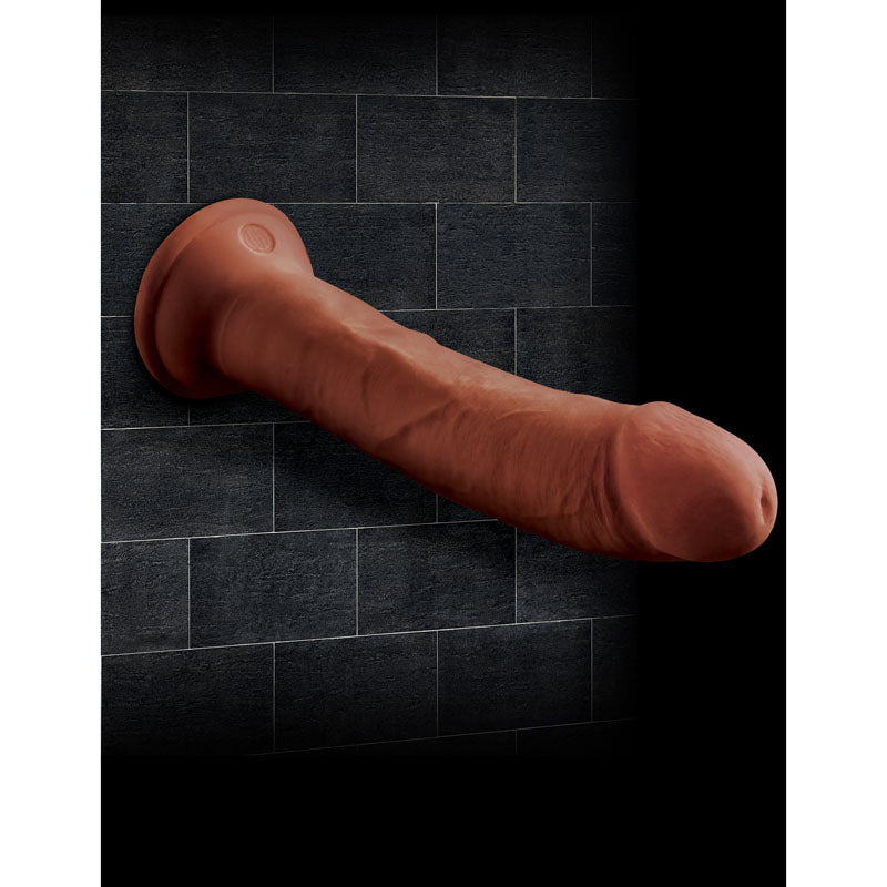 King Cock Plus 8'' Triple Density Cock - Brown 20.3 cm Dong