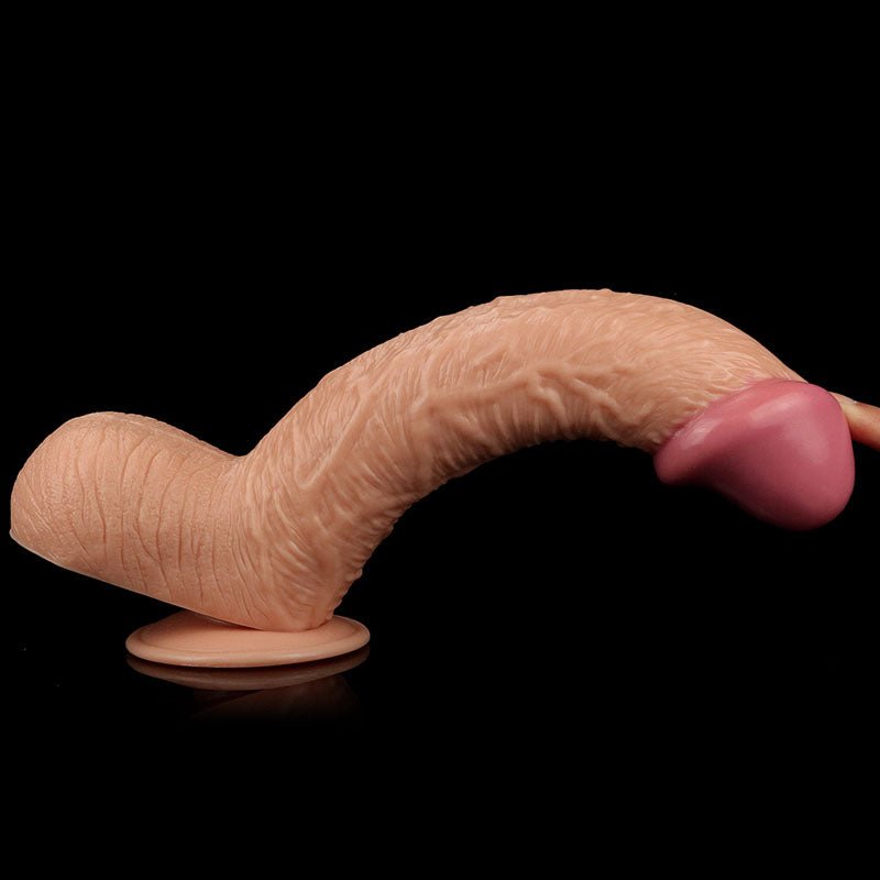 King Size 10.5'' Realistic Dildo Flesh 26.7 cm Dong