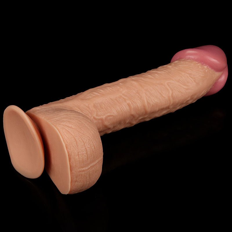 King Size 10.5'' Realistic Dildo Flesh 26.7 cm Dong