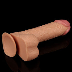 King Size 9'' Realistic Dildo Flesh 23 cm Dong