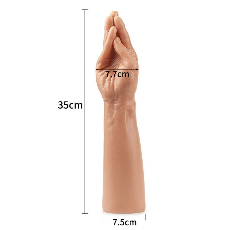 King Sized 13.5'' Realistic Magic Hand - 36 cm Hand Dildo