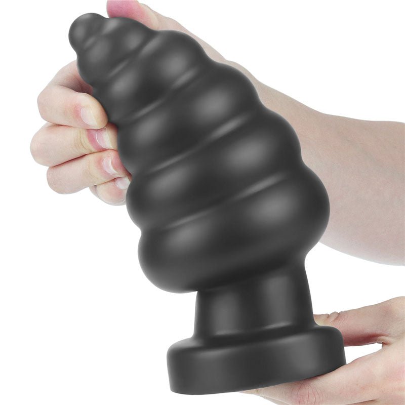 King Sized 7'' Vibrating Anal Cracker - 17.8 cm XL Vibrating Butt Plug