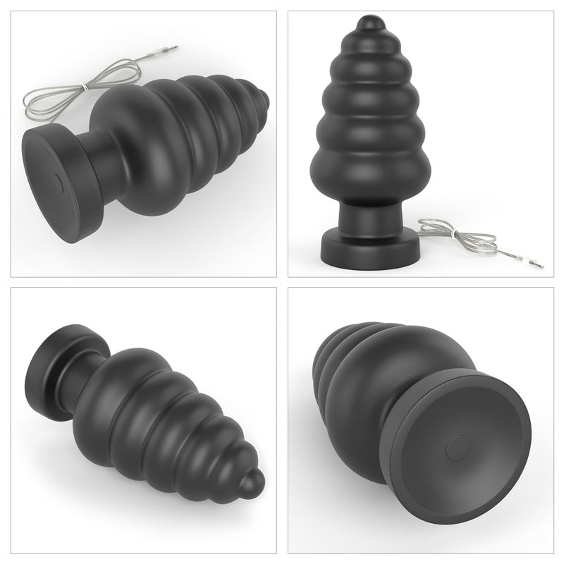 King Sized 7'' Vibrating Anal Cracker - 17.8 cm XL Vibrating Butt Plug