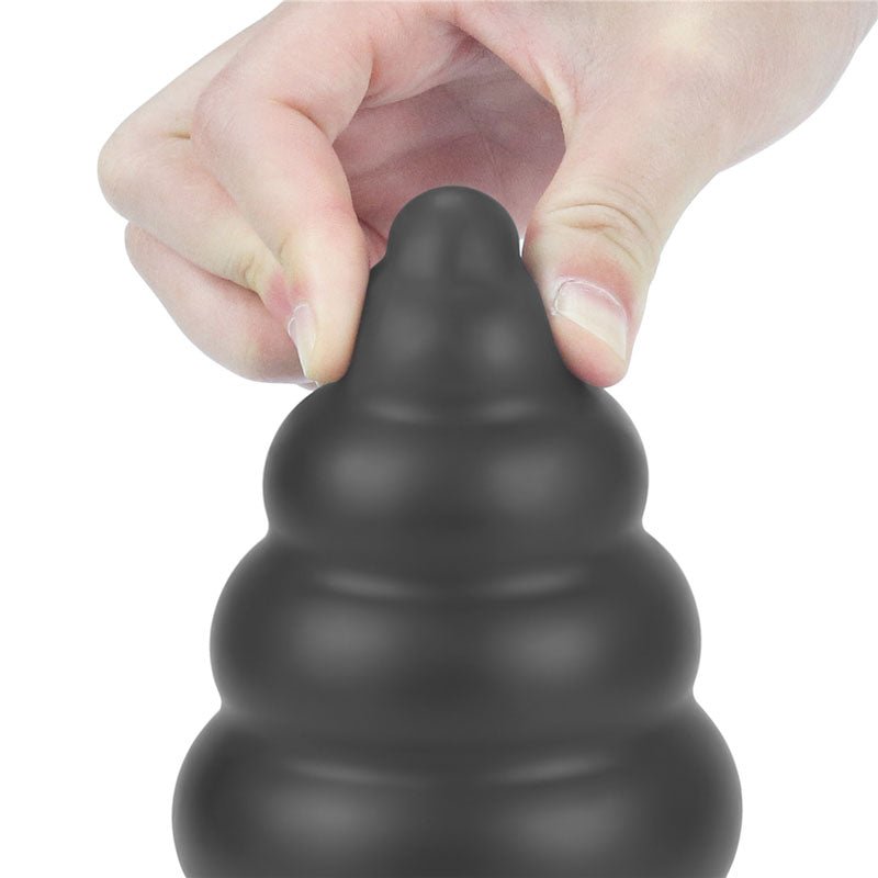 King Sized 7'' Vibrating Anal Cracker - 17.8 cm XL Vibrating Butt Plug