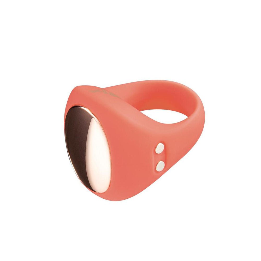 LAPDANCE Ring Vibe Wearable Ring Vibrator - Pink USB Rechargeable Ring Vibrator