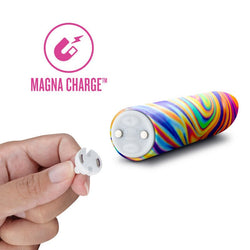 Limited Addiction Psyche - Power Vibe Rainbow 10.2 cm USB Rechargeable Bullet