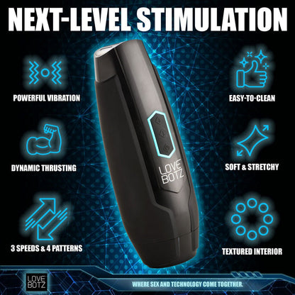 LoveBotz The Milker Max USB Rechargeable Male Masturbator