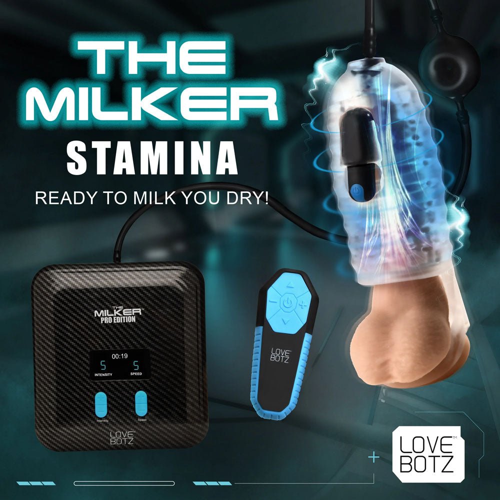 LoveBotz The Milker Stamina - Mains Powered Milking Masturbator