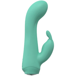 LOVELINBE Enchanted Green 13.5 cm USB Rechargeable Rabbit Vibrator