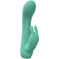 LOVELINBE Enchanted Green 13.5 cm USB Rechargeable Rabbit Vibrator