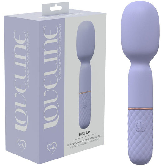 LOVELINE Bella Lavender 14 cm USB Rechargeable Massage Wand