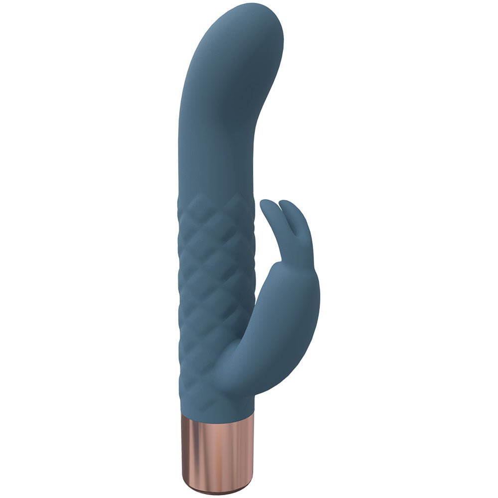 LOVELINE Devotion Blue 14.2 cm USB Rechargeable Rabbit Vibrator