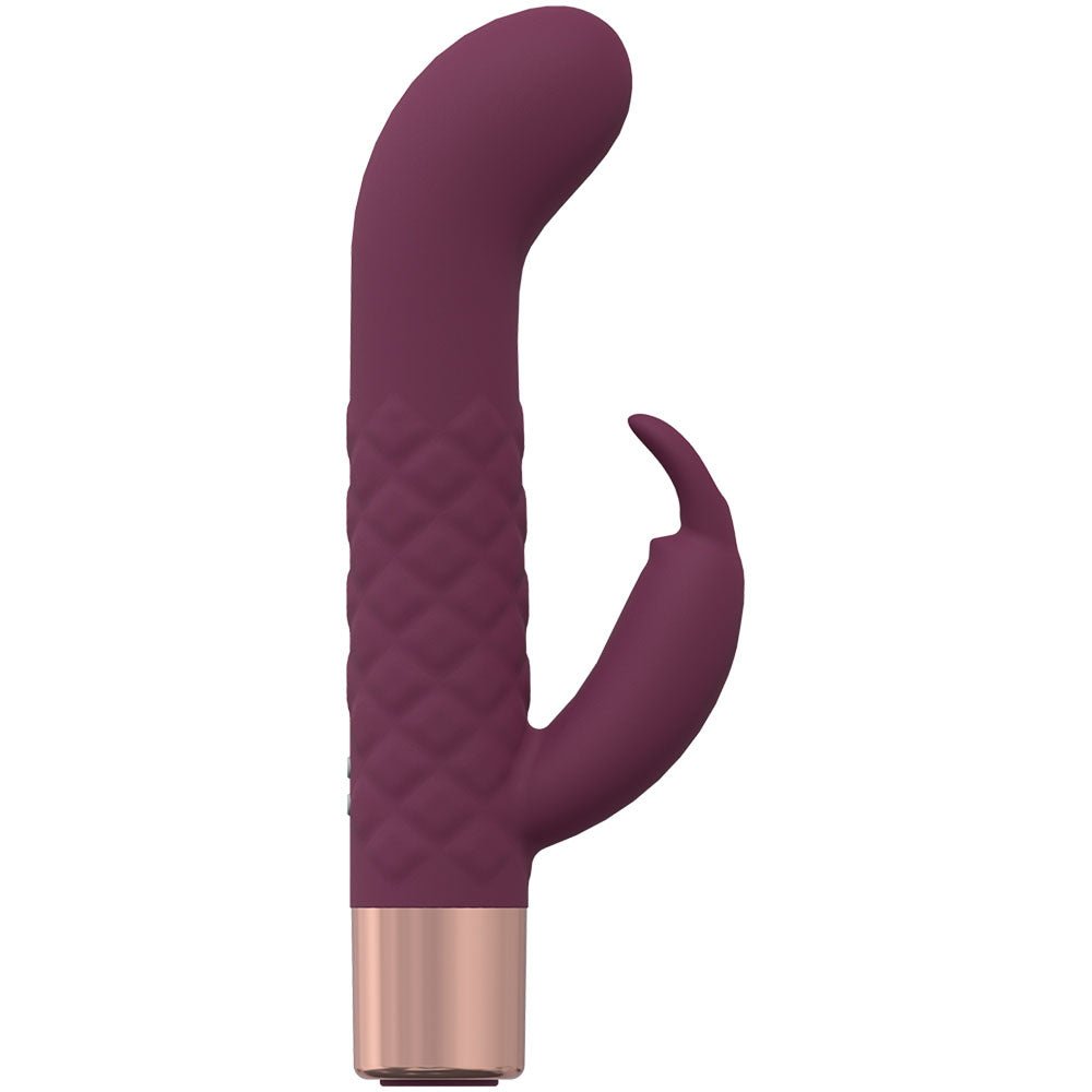 LOVELINE Devotion Burgundy 14.2 cm USB Rechargeable Rabbit Vibrator