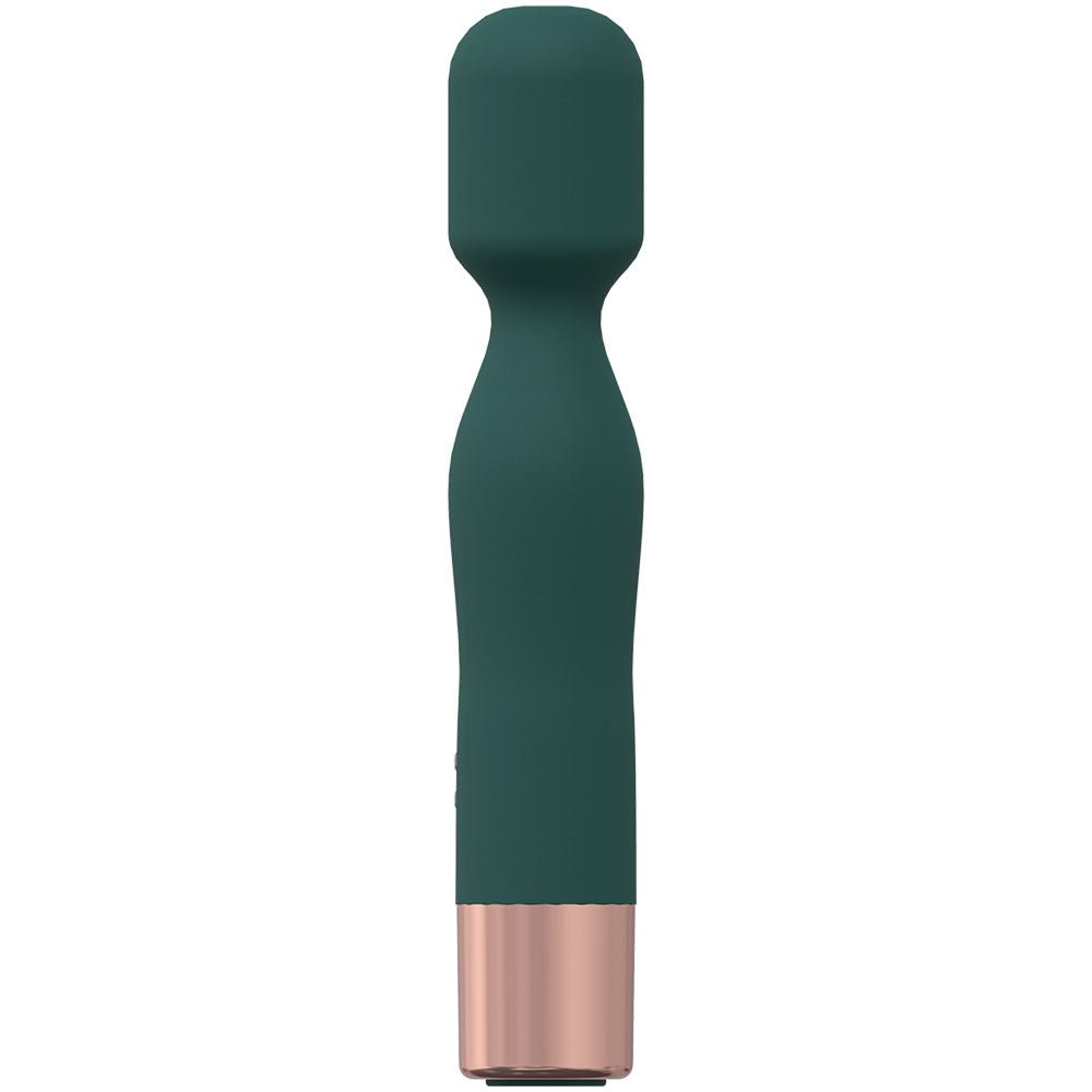 LOVELINE Glamour Green 14.4 cm USB Rechargeable Massage Wand