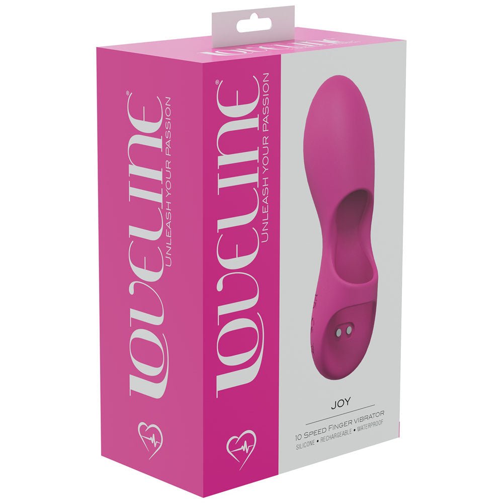 LOVELINE Joy Pink USB Rechargeable Finger Stimulator