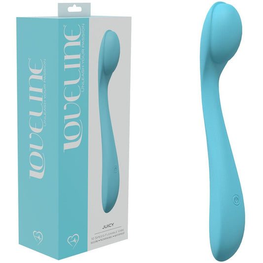 LOVELINE Juicy Blue 21.5 cm USB Rechargeable Vibrator