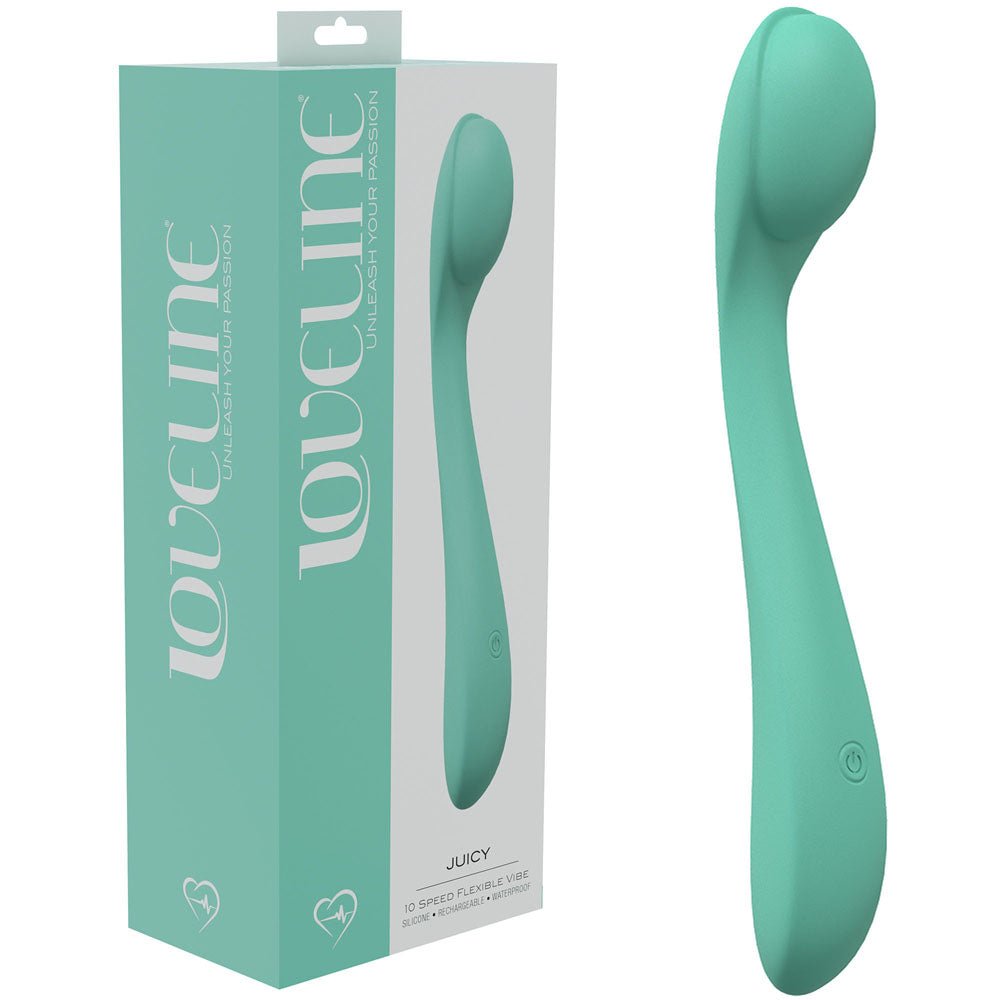 LOVELINE Juicy Green 21.5 cm USB Rechargeable Vibrator