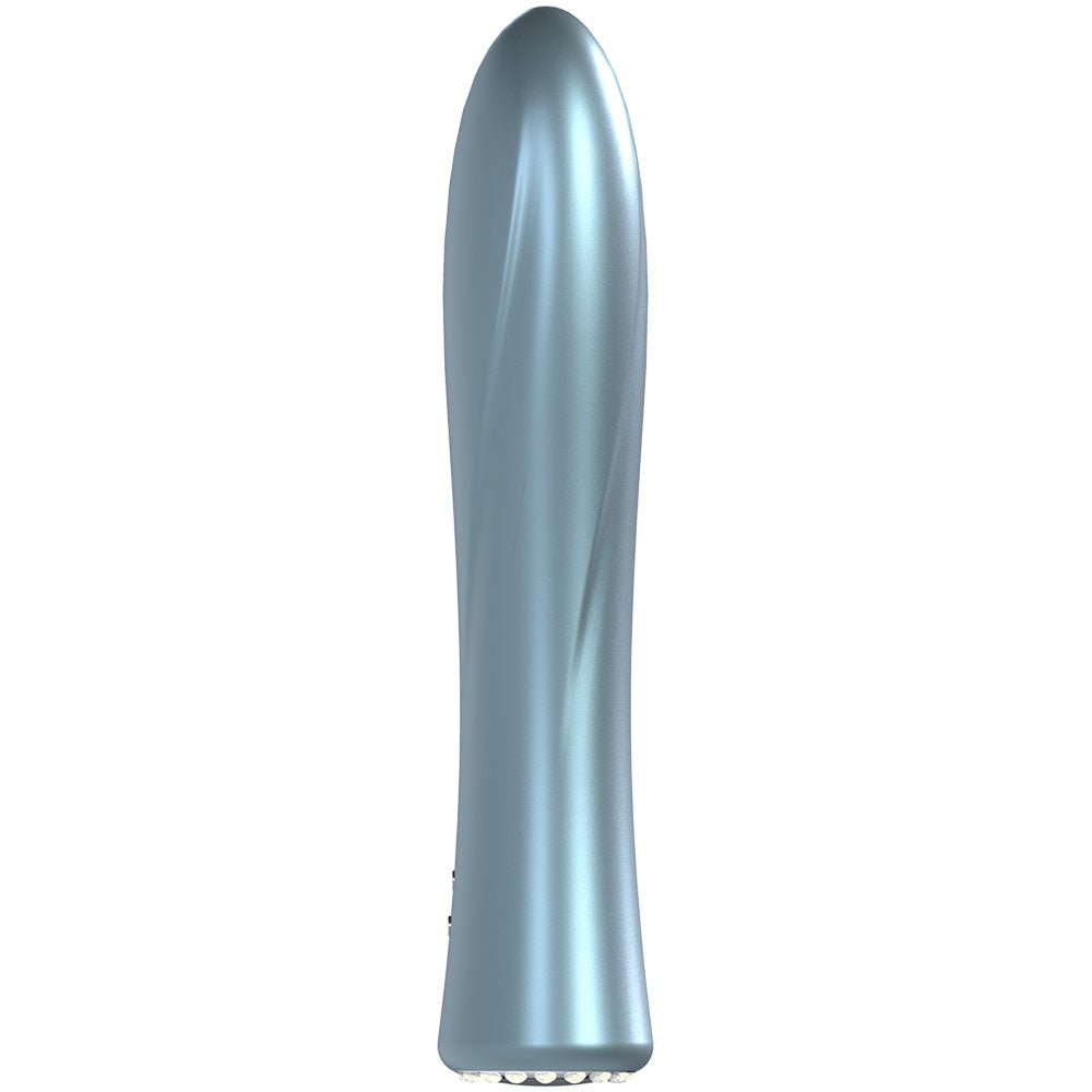 LOVELINE La Perla II - Pearlescent Blue 19.2 cm USB Rechargeable Vibrator