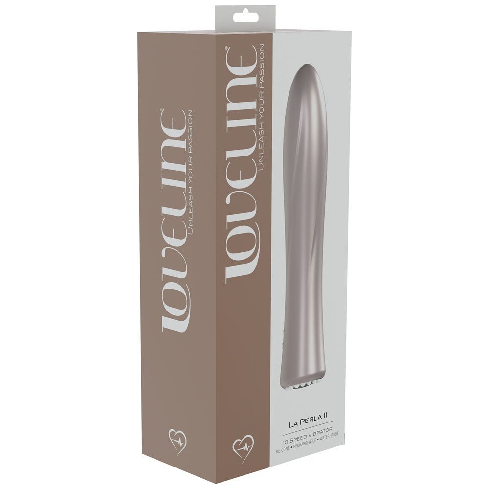 LOVELINE La Perla II Pearlescent Pink 19.2 cm USB Rechargeable Vibrator