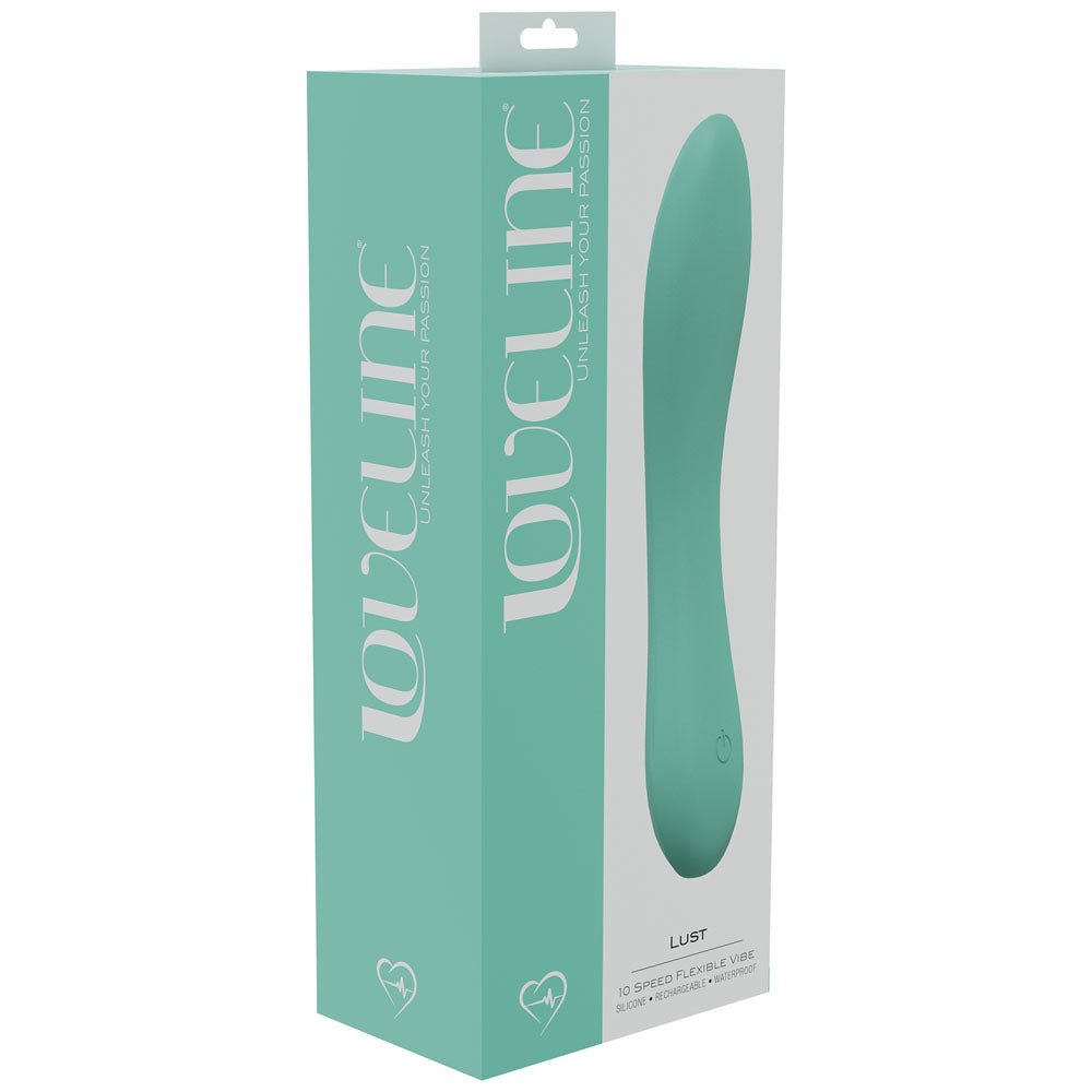 LOVELINE Lust Green 17 cm USB Rechargeable Vibrator