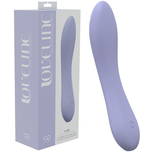 LOVELINE Lust Lavender 17 cm USB Rechargeable Vibrator