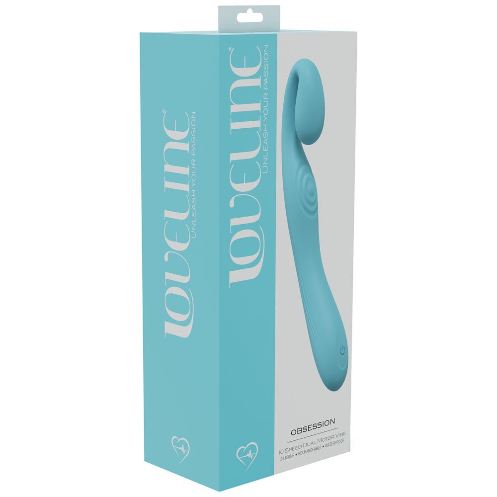 LOVELINE Obsession Blue 18.4 cm USB Rechargeable Vibrator