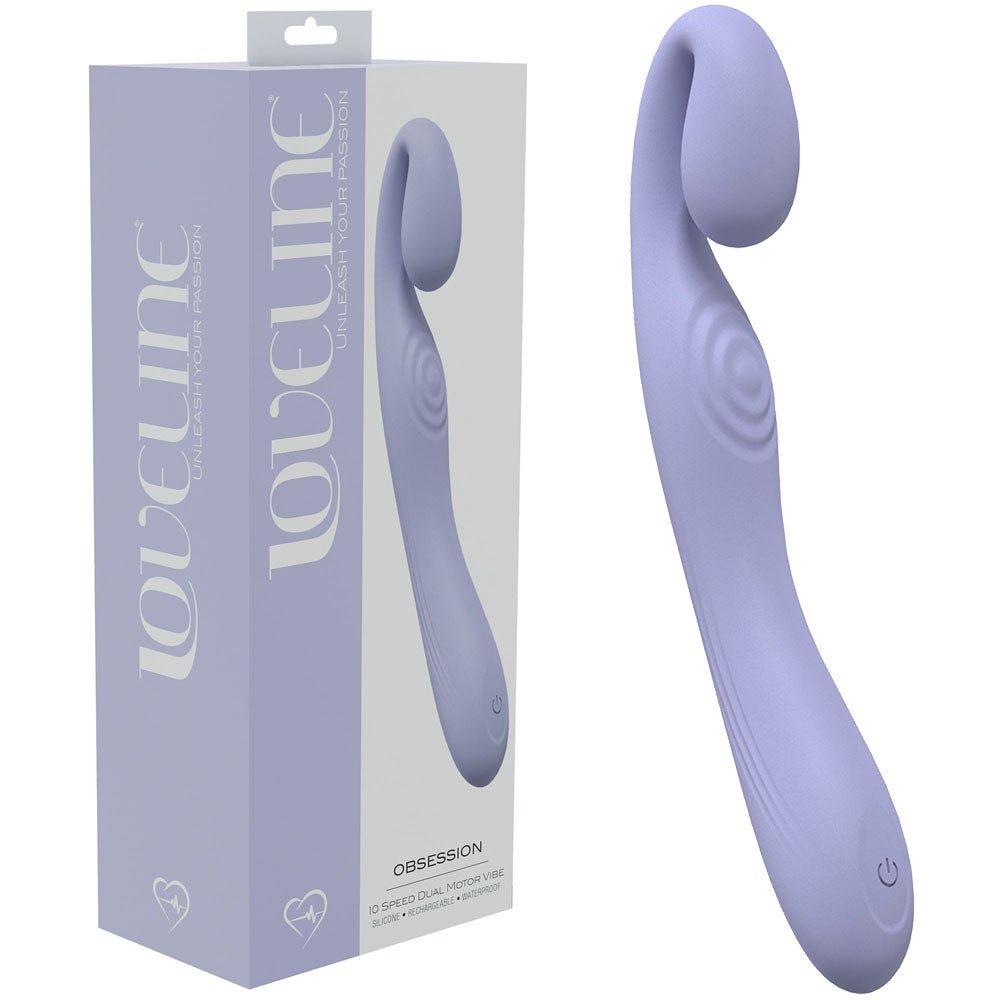 LOVELINE Obsession Lavender 18.4 cm USB Rechargeable Vibrator