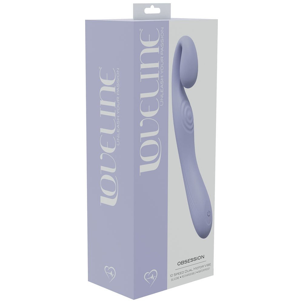 LOVELINE Obsession Lavender 18.4 cm USB Rechargeable Vibrator