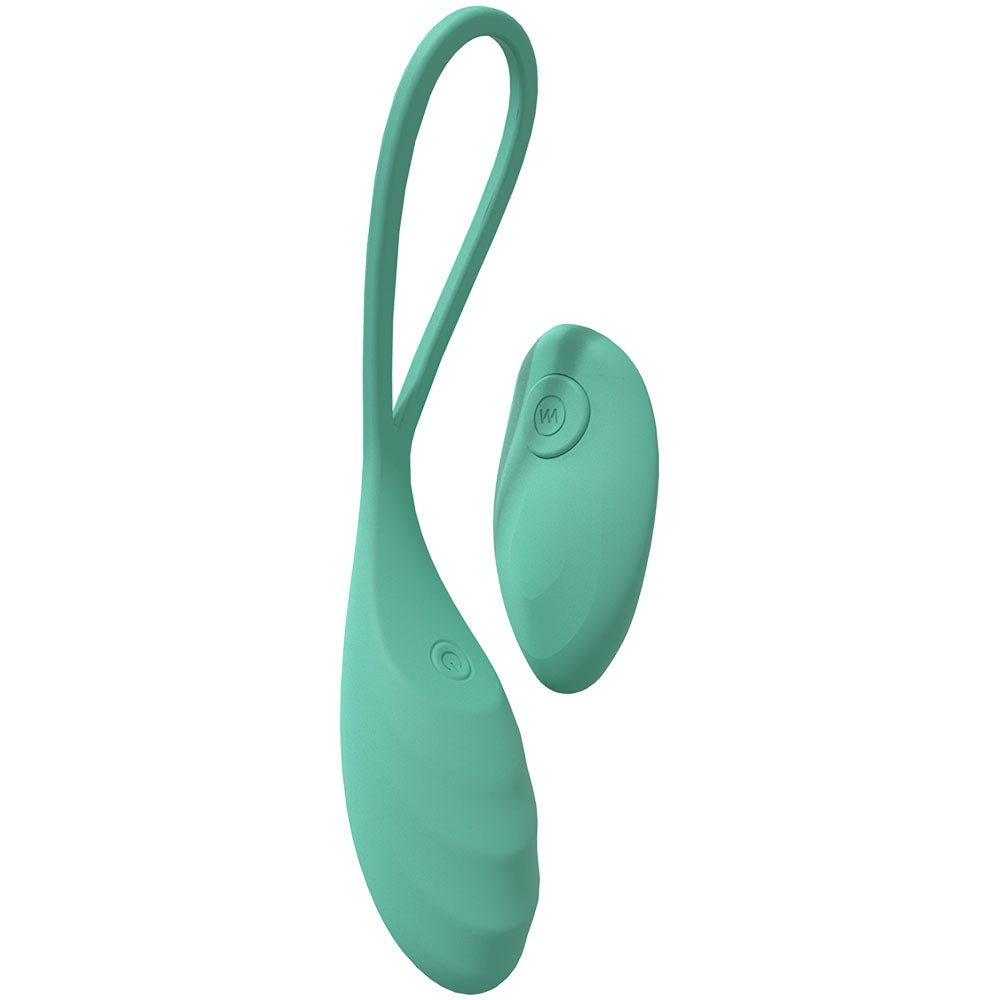 LOVELINE Passion Green Rechargeable Vibrating Egg with Wireless Remote