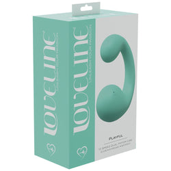 LOVELINE Playful Green 8.5 cm Dual Vibrator