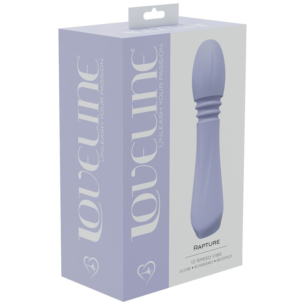 LOVELINE Rapture Lavender 13.5 cm USB Rechargeable Massage Wand