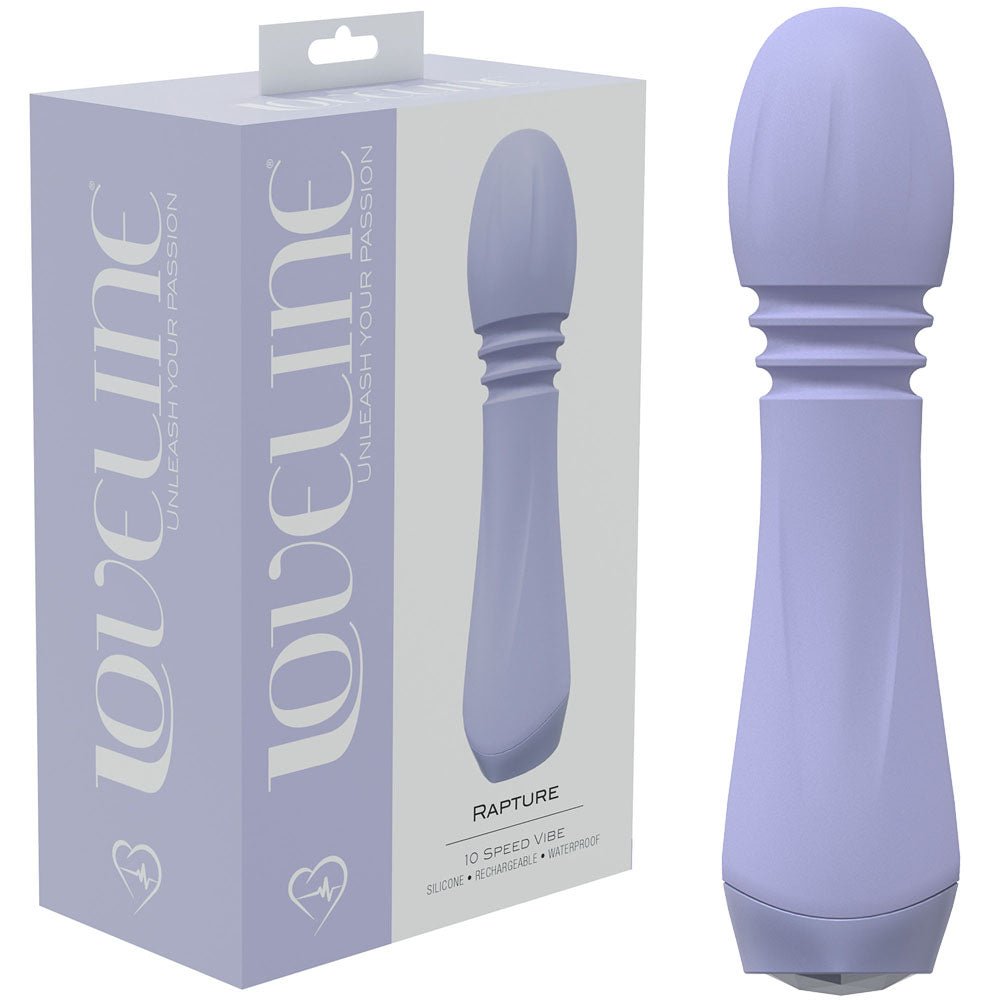 LOVELINE Rapture Lavender 13.5 cm USB Rechargeable Massage Wand