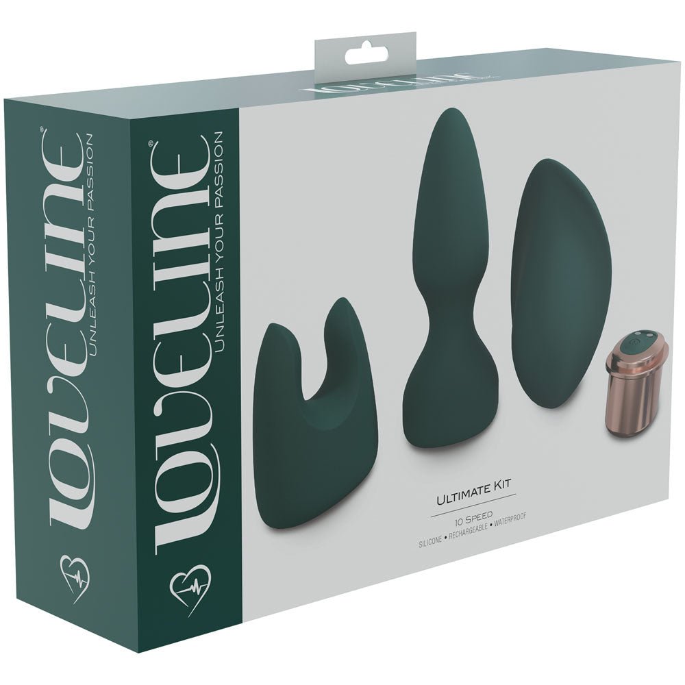 LOVELINE Ultimate Kit Green USB Rechargeable Kit - 3 Piece Set