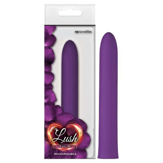 Lush Tulip - Purple 14 cm (5.5'') USB Rechargeable Vibrator