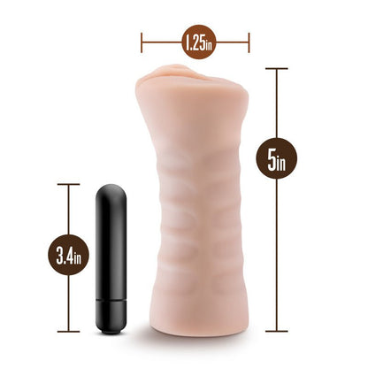 M for Men - Rain Flesh Vibrating Vagina Stroker