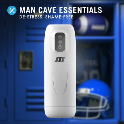 M For Men Robo - Bator - White USB Rechargeable Vibrating Auto Stroker