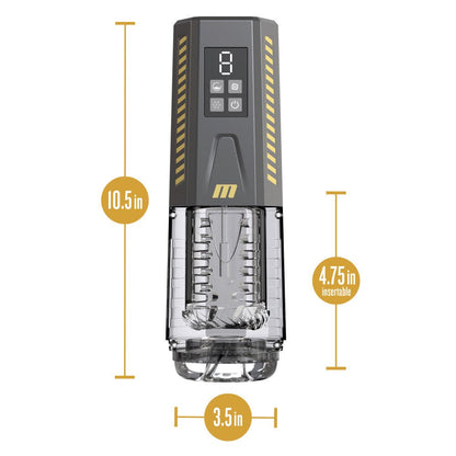 M For Men - SpinMaster Pro - USB Rechargeable Vibrating & Rotating Auto Stroker