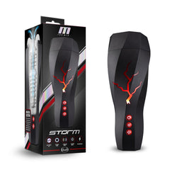 M For Men - Storm - USB Rechargeable Milking & Vibrating Auto Stroker