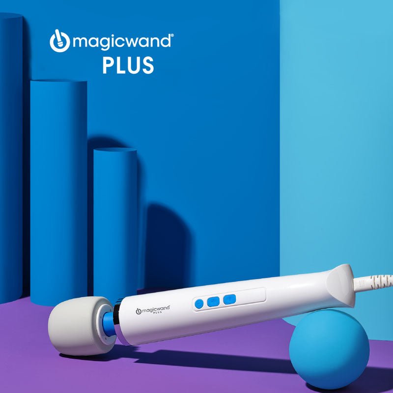 Magic Wand Plus White Mains Powered Massage Wand