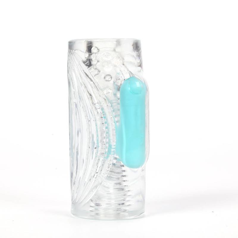 Maia Aster Clear Vibrating Stroker Sleeve