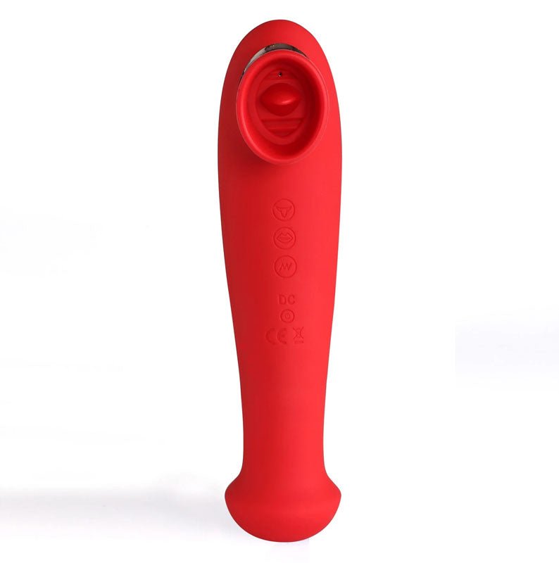 Maia Destiny - USB Rechargeable Suction Fluttering Tongue Vibrator Wand