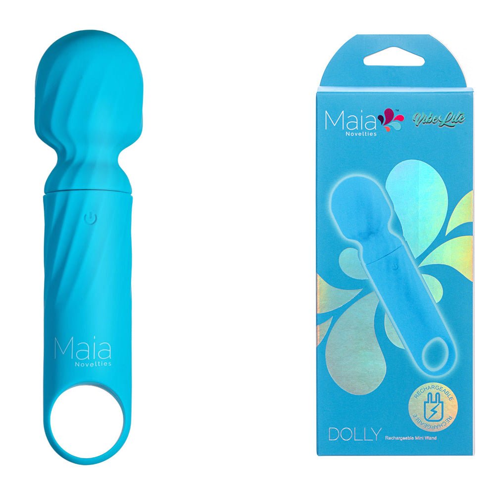 Maia DOLLY - Blue 12.7 cm USB Rechargeable Massage Wand