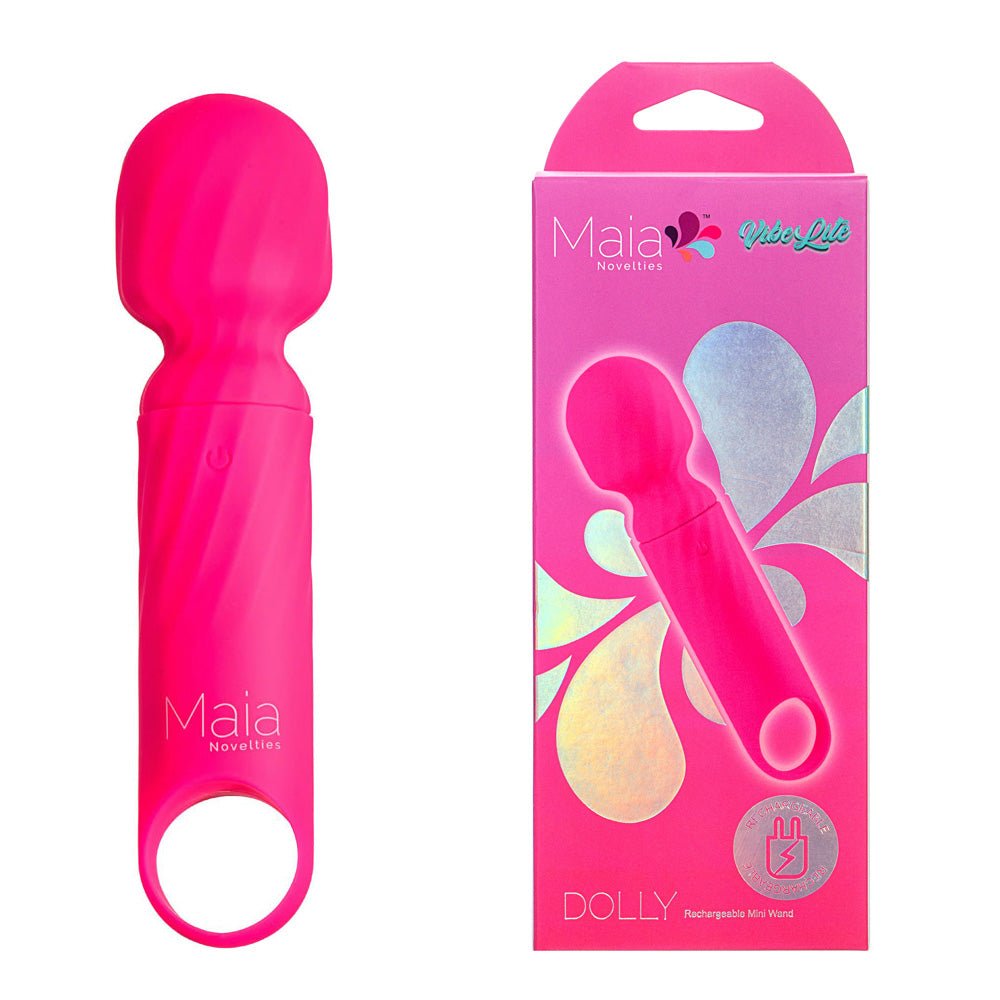 Maia DOLLY - Pink 12.7 cm USB Rechargeable Massage Wand