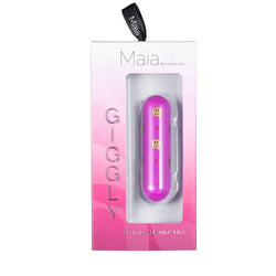 Maia Giggly Pink 7.6 cm USB Rechargeable Bullet