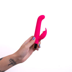 Maia HAILEY PRO Pink 15.2 cm QI Wireless Rechargeable Rabbit Vibrator