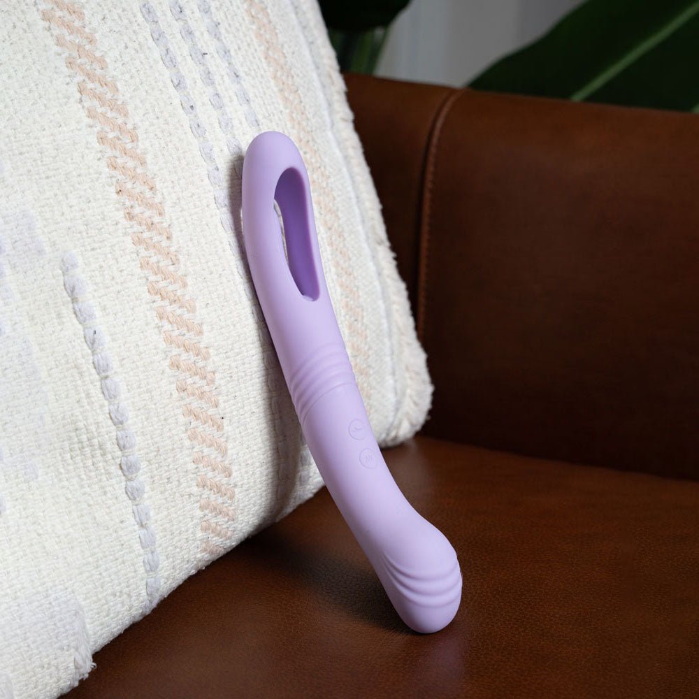 Maia HARPER Purple 24.1 cm USB Rechargeable Vibrator