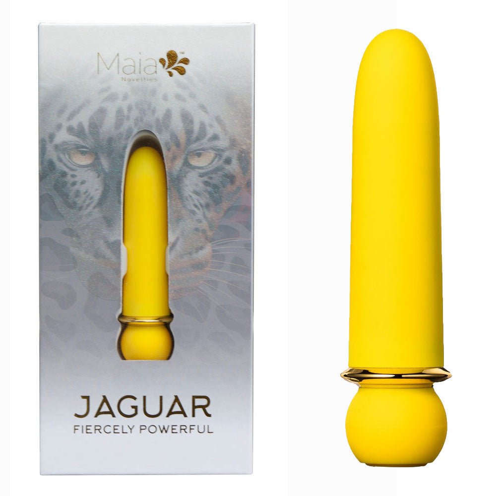 Maia JAGUAR - Yellow 10.1 cm USB Rechargeable Bullet